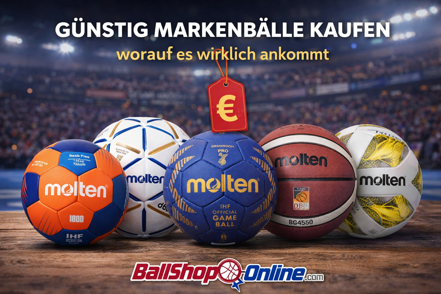 Günstige Marken-Sportbälle kaufen