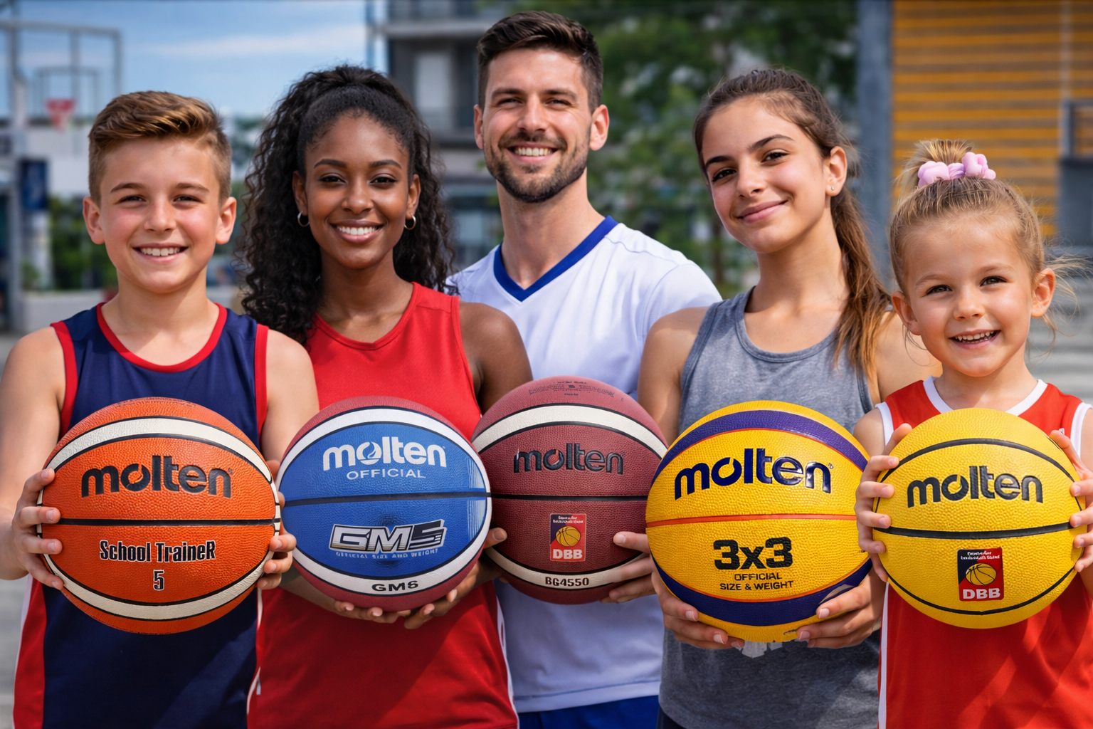 Basketball-Größe nach Alter korrekt wählen