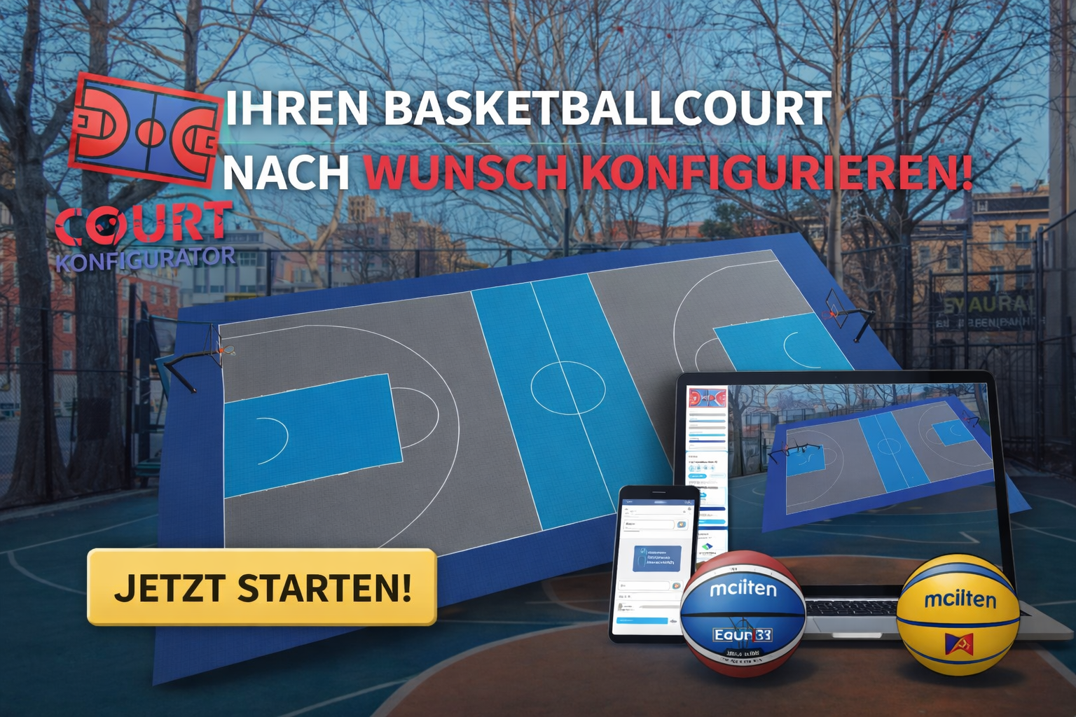 Court-Konfigurator richtig nutzen