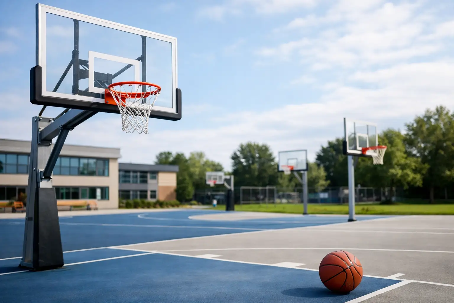 Beste Basketball Korbanlagen für Schule